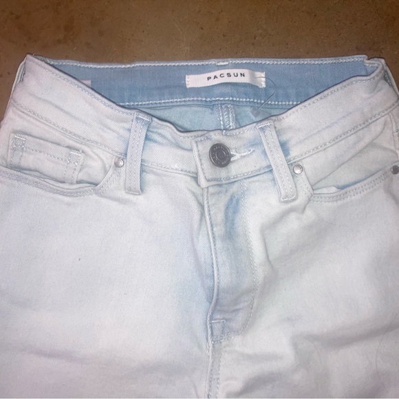 Pacsun High Rise Jeggings size 22 Light blue New without tags - Picture 2 of 4